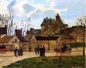 Camille Pissarro - The Court House, Pontoise