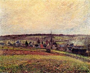 Camille Pissarro - The Village of Eragny