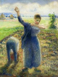 Camille Pissarro - Workers in the Fields 1