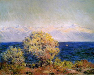 Claude Monet - At Cap d-Antibes, Mistral Wind