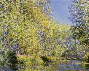 Claude Monet - Bend in the River Epte