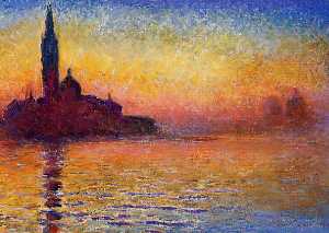 Claude Monet - San Giorgio Maggiore at Dusk