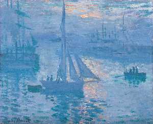 Claude Monet - Sunrise (aka Seascape)