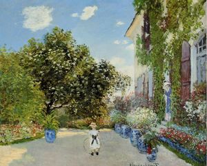 Claude Monet - The Artist-s House at Argenteuil