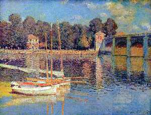 Claude Monet - The Bridge at Argenteuil