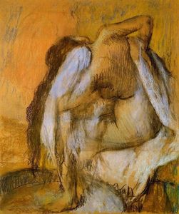 Edgar Degas - After the Bath, Woman Drying Herself 1