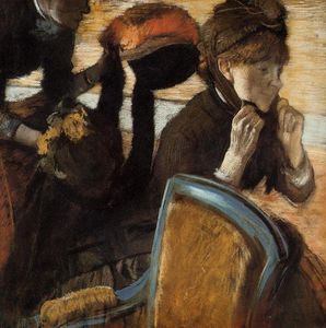 Edgar Degas - At the Milliner-s 1