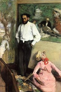 Edgar Degas - Portrait of Henri Michel-Levy