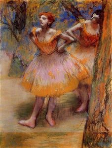 Edgar Degas - Two Dancers