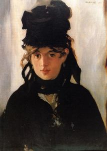 Edouard Manet - Berthe Morisot with a bouquet of violets