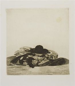 Edouard Manet - Chapeau et guitare