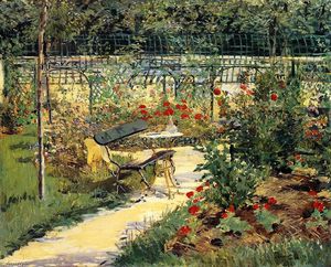 Edouard Manet - The Bench (aka My Garden)