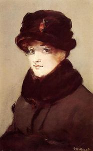 Edouard Manet - Woman in furs (Portrait of Mery Laurent)