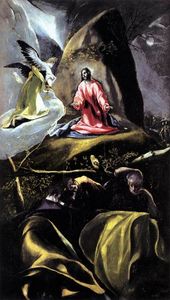 El Greco (Doménikos Theotokopoulos) - The Agony in the Garden 2
