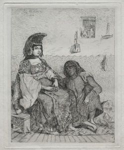 Eugène Delacroix - A Jewish Woman of Algiers