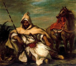 Eugène Delacroix - A Moroccan from the Sultan-s Guard