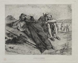 Eugène Delacroix - Arabes d-Oran