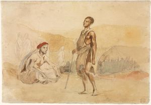 Eugène Delacroix - Moroccans in the Countryside