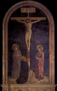 Fra Angelico - Crucifixion with St. Dominic