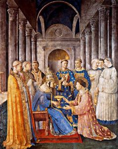 Fra Angelico - The Consecration of Saint Lawrence as Deacon