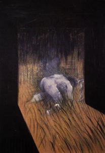 Francis Bacon - Man Kneeling in Grass
