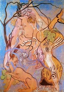 Francis Picabia - Jesus and the delphin