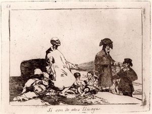 Francisco De Goya - Si son de otro linage 1