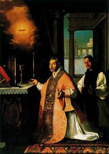 Francisco Zurbaran - La Misa de Fray Pedro de Cabañuelas