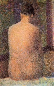 Georges Pierre Seurat - Modelo de Espaldas