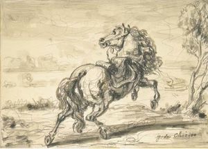 Giorgio De Chirico - Cavallo fuggente 2