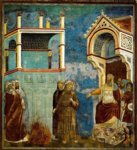 Giotto Di Bondone - La prueba de fuego ante el sultán
