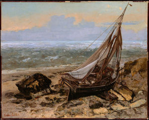 Gustave Courbet - The Fishing Boat