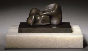 Henry Moore - Maquette for Two Piece Sculpture No. 10 (Interlocking)