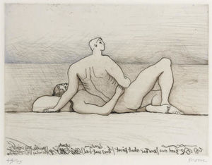 Henry Moore - Reclining Figures; Man and Woman I