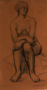 Henry Moore - Seated Girl 1