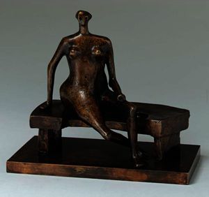 Henry Moore - Seated Woman With Crossed Feet
