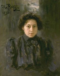 Ilya Yefimovich Repin - Portrait of the artist-s daughter Nadezhda