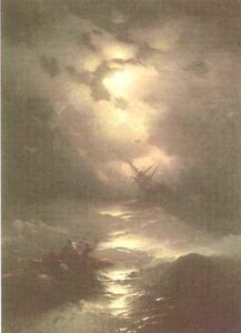 Ivan Aivazovsky - Tempest on the Northern sea