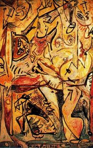 Jackson Pollock - El inconsciente azul