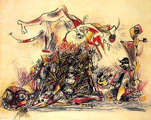Jackson Pollock - War