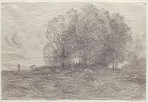 Jean Baptiste Camille Corot - Group of Trees