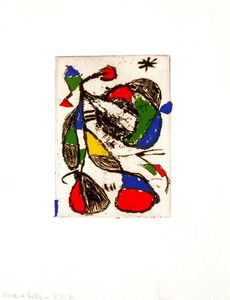 Joan Miro - Bara III, prova de taller