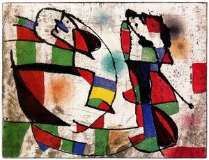 Joan Miro - Exemplar de la sèrie Enrajolats 3