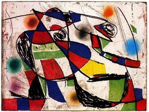 Joan Miro - Exemplar de la sèrie Enrajolats