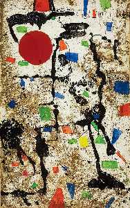 Joan Miró - Maqueta per a la sèrie Els gossos 2