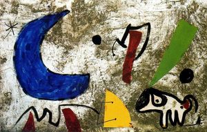 Joan Miro - Maqueta per a la sèrie Els gossos 3