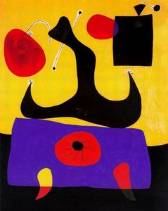 Joan Miro - Mujer sentada