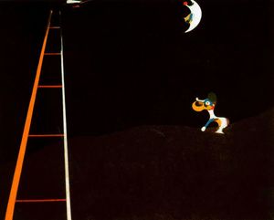 Joan Miro - Perro ladrando a la luna