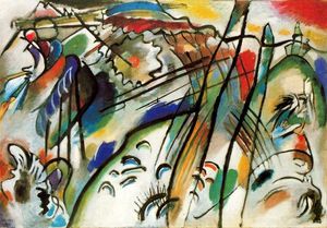  Artwork Replica Improvisation 28 (second version) by Wassily Kandinsky (1866-1944, Russia) | WahooArt.com