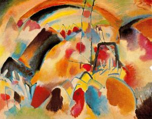 Wassily Kandinsky - Paisaje con iglesia